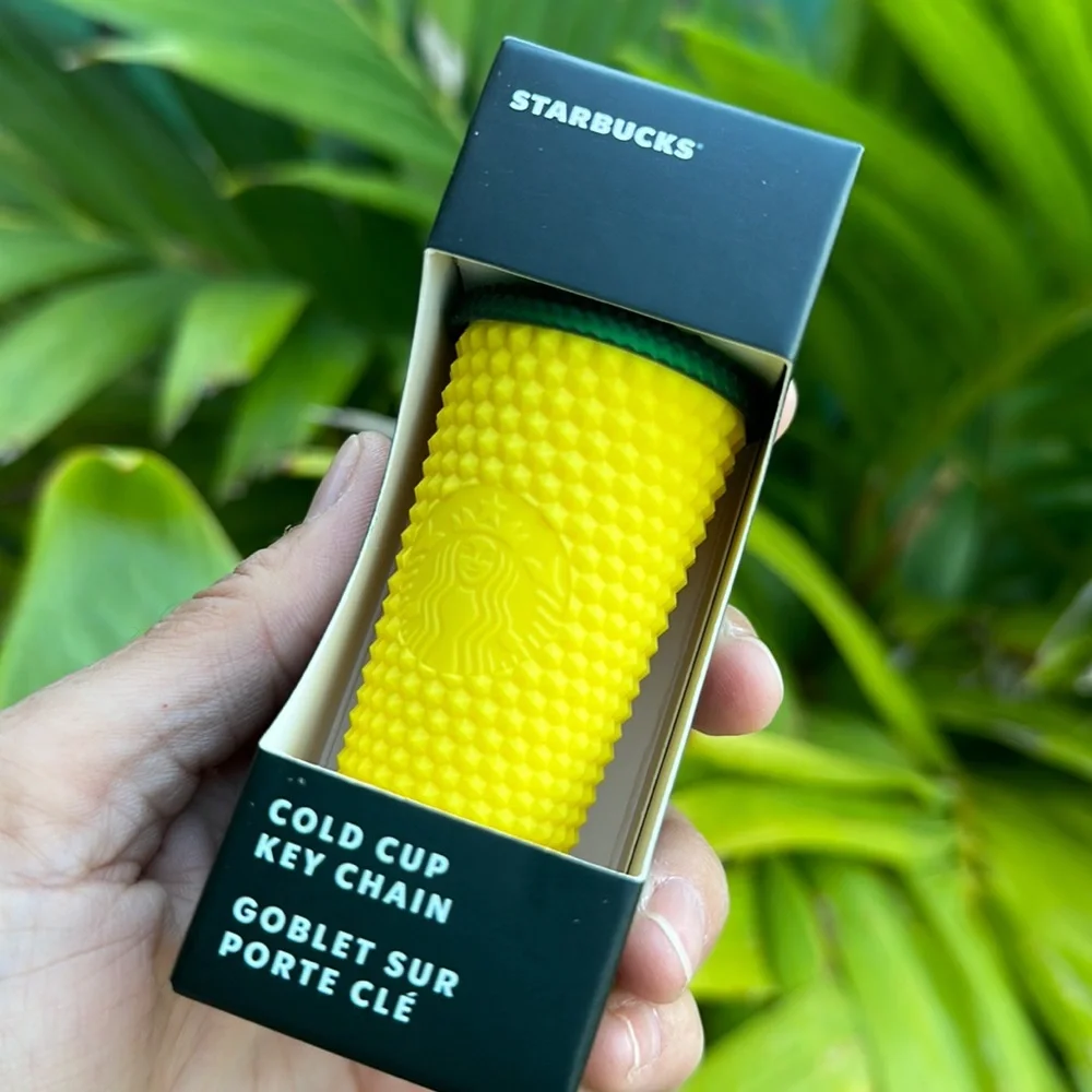 Hawaii collection Pineapple Starbucks cold cup keychain ornament new in box